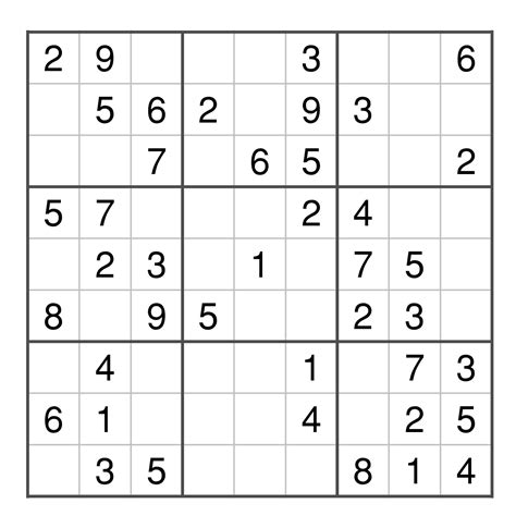 Grille de sudoku gratuite à jouer en ligne